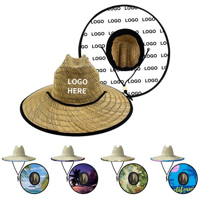 Vibrant Tinted Straw Summer Beach Hats