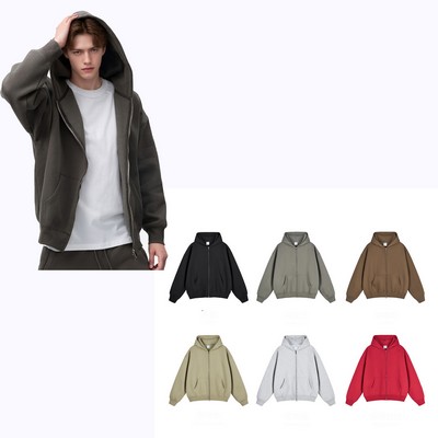 Hooded Sweatshirt Jacket
