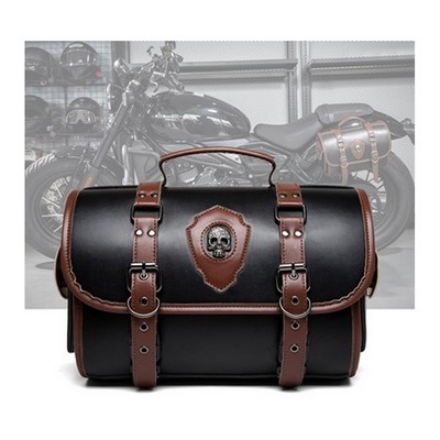 Vintage Motorcycle Crossbody Leather Saddlebag