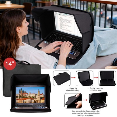 14-inch Lightweight Laptop Privacy & Sun Glare Shade