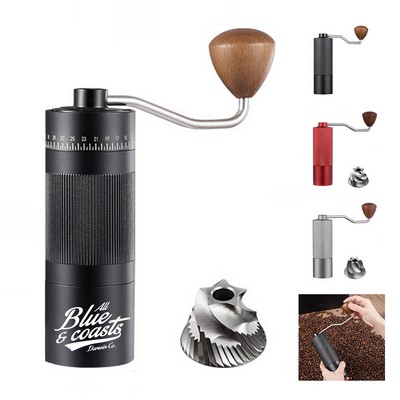 Manual Stainless Steel Burr Hand Coffee Grinder