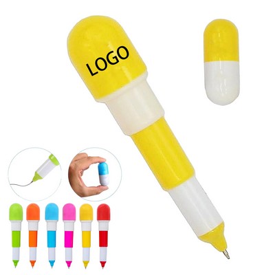 Capsule Pill Ballpoint Pen