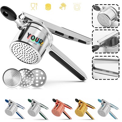 Large 15oz Potato Ricer Stainless Steel Potato Masher