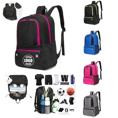 Spacious Water-Resistant Sports Duffel