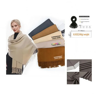 Cashmere Feel Pashmina Scarf