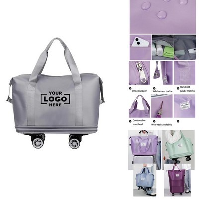 Wheel Travel Large Capacity Luggage Bag Handle Outdoor Student Storage Bags