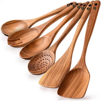 Teak Wooden Kitchen Utensil Set