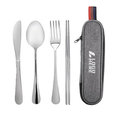 Travel Utensils with Case