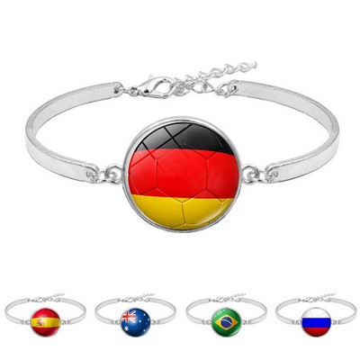 2026 World Cup Team Flag Adjustable Bracelet