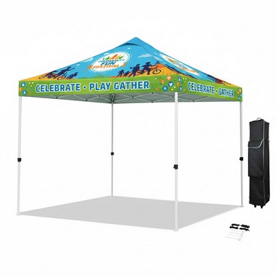 Vented 10' Heavy-Duty Custom Pop-Up Tent
