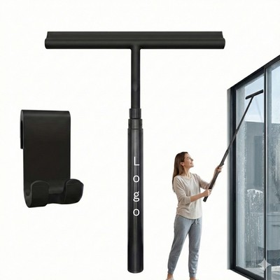 54" Telescopic Stainless Steel Squeegee with Silicone Hook