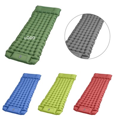 Portable Inflatable Sleeping Mat with Carry Pouch