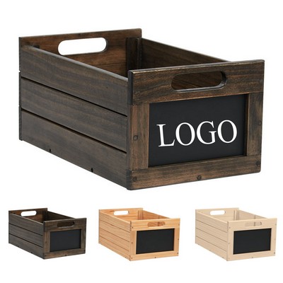 Wooden Slat Crate Set