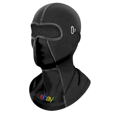Nylon-Fleece Performance Cycling Face Mask (Long Style)-Glasses Compatible