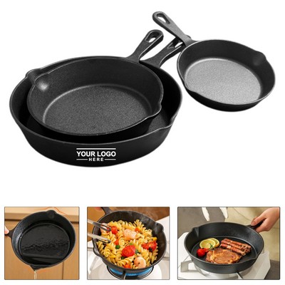 3-Piece Cast Iron Skillet Set