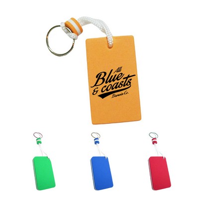 Rectangle Floating Keychain