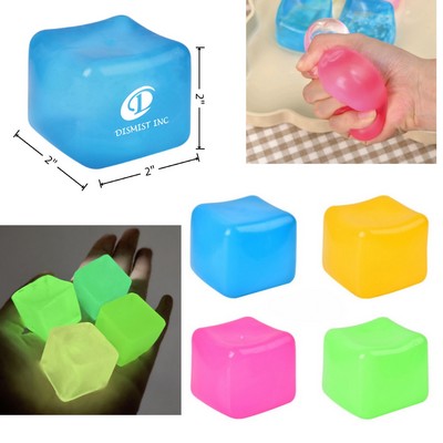 Gel Ice Cubes Stress Relief Squeeze Toy