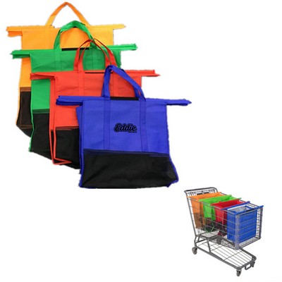 4PCS Reusable Grocery Shopping Cart Trolley Bags