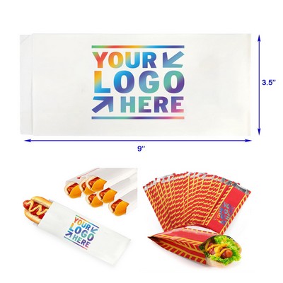 Disposable Paper Hot Dog Bag