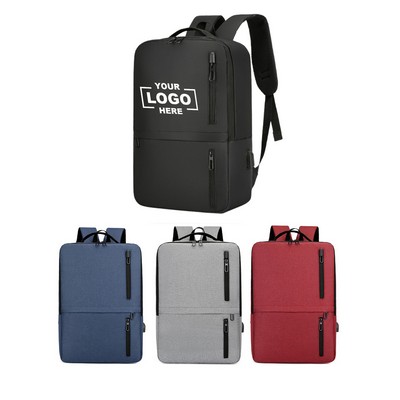 USB Connector Travel Laptop Backpack
