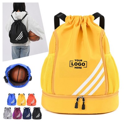 Spacious Drawstring Backpack Bag