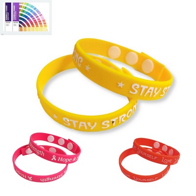 Solid Color Stretch Silicone Wristband