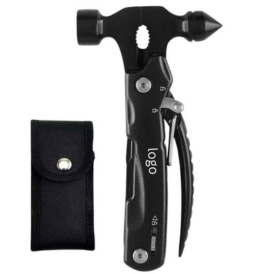Emergency Glass Breaker Multi-Tool with Pouch