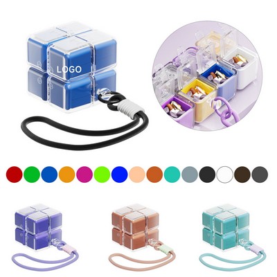 Magic Cube Medicine Box