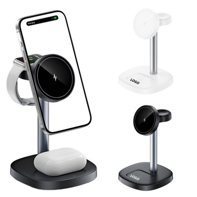 3In1 Magnetic Wireless Charging Stand