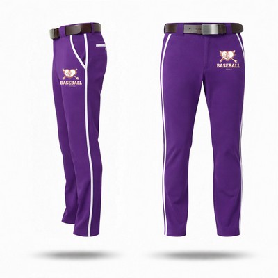 Birdeye Mesh Baseball Pants With Contrast Pockets & Piping 320GSM