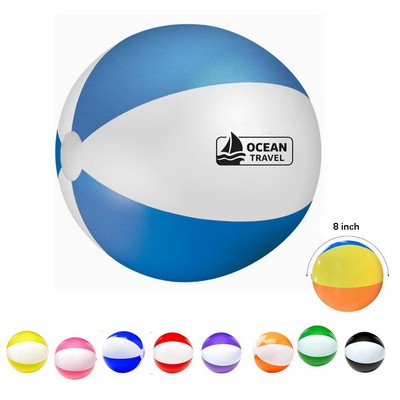 8" Two-Tone Beach Ball Inflatable