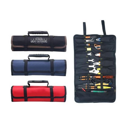 Canvas Roll Up Tool Storage Bag