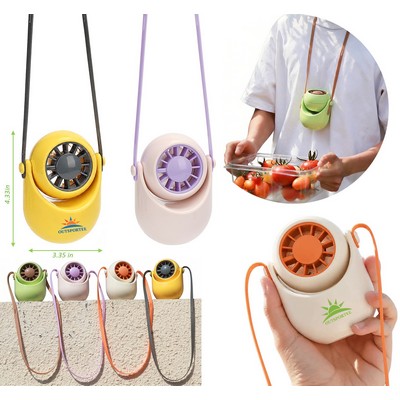 Wearable Neck Fan USB Rechargeable Portable Cooler