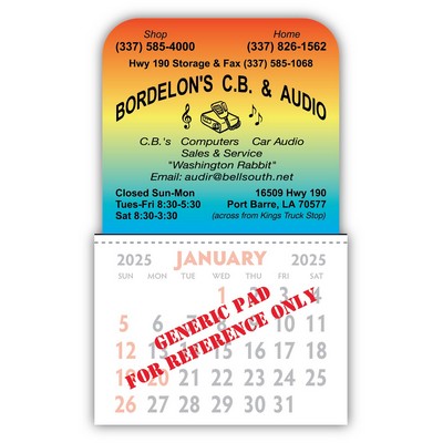 Kwik Stik Horizon 13 Month Smooth Vinyl Calendar