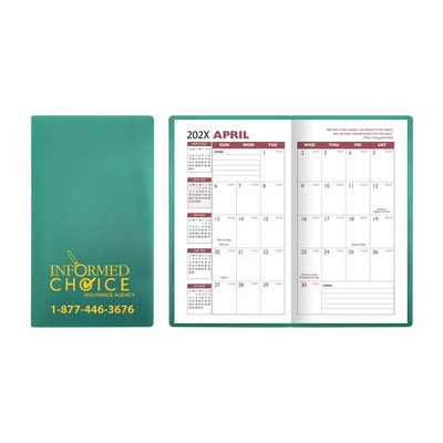 Translucent Academic Monthly Pocket Planner