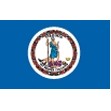 5'x8' Virginia State Nylon Outdoor Flag - Style C