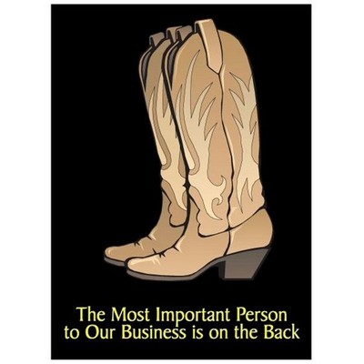 Cowboy Boots Rectangle Photo Hand Mirror (2½"x3½")