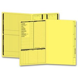 Real Estate Folders - Legal Size w/ Left Panel Checkslist