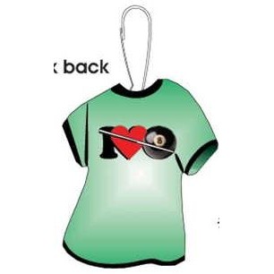 I Love Pool T-Shirt Zipper Pull