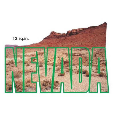 Nevada Desert Scene Maxi Magnet (12 Square Inch)