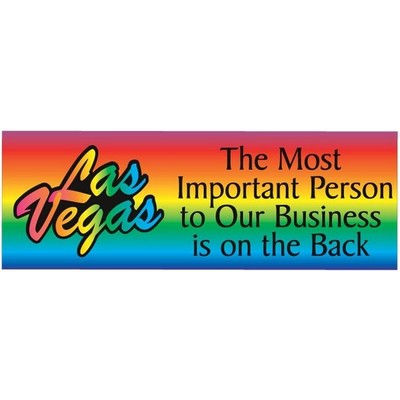 Las Vegas (Stacked) Panoramic Photo Hand Mirror (1 5/8"x4 5/8")