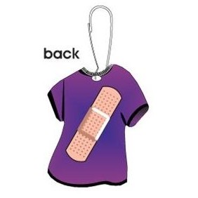 Adhesive Bandage T-Shirt Zipper Pull