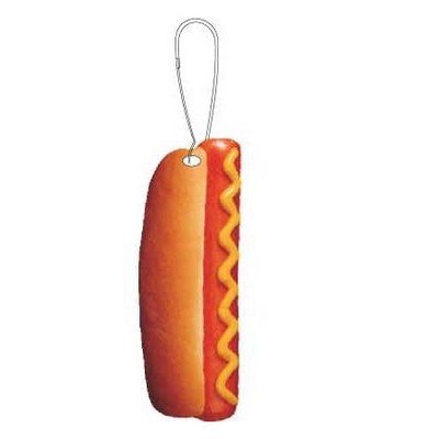 Hotdog Zipper Pull