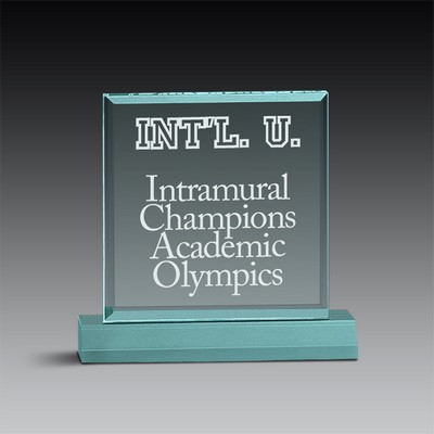 Corporate Straight Bevel Award (7½"x7¼")