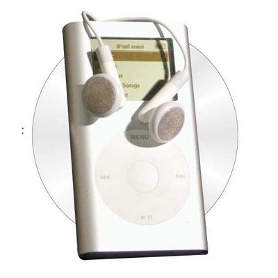 MP3 Player Acrylic Coaster w/Felt Back