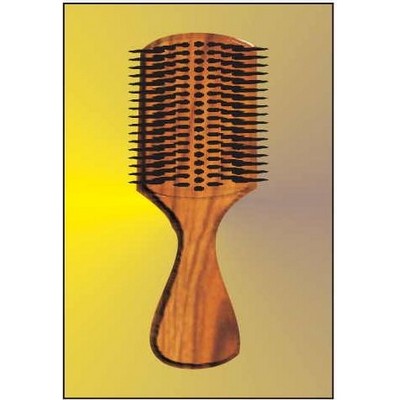 Hair Brush Metal Photo Magnet (2 1/2"x3 1/2")