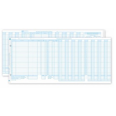 One-Write® General Disbursement Sales/Cash Receipt Journal Sheets