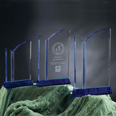 8" Ocean Drive Crystal Award