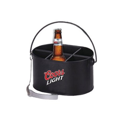 6 Bottle Metal Bottle Caddy