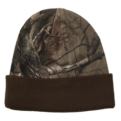 Kati Camo 12" Knit Beanie (Embroidered)